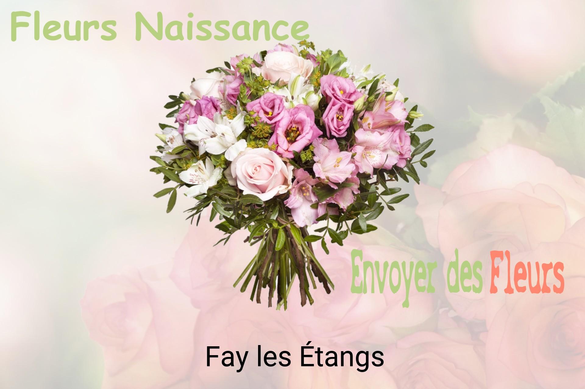 Bouquet de fleurs de naissance livré à Fay-les-Étangs