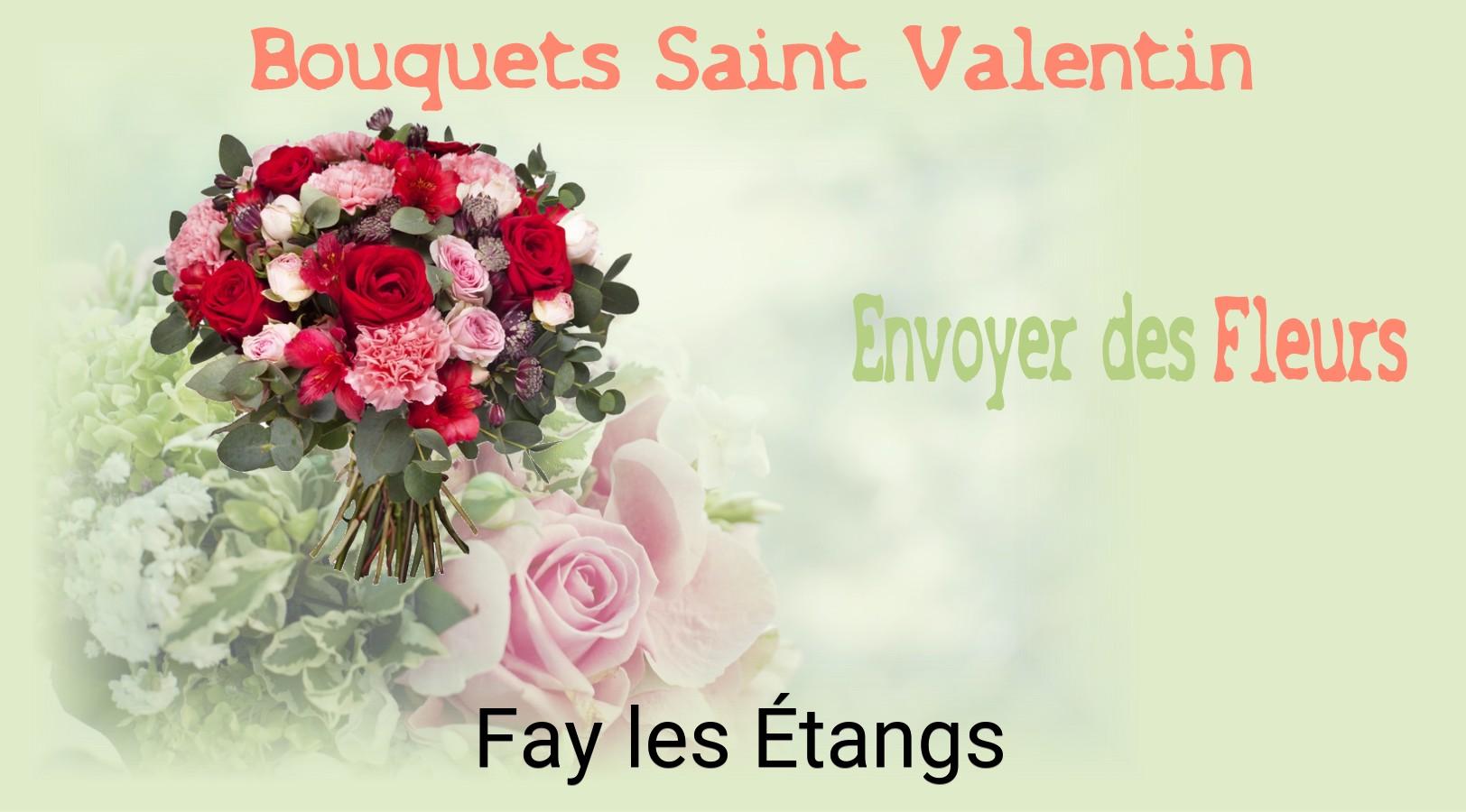 Roses de Saint-Valentin livrées à Fay-les-Étangs